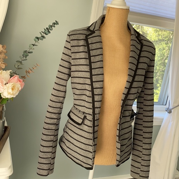 Paper Tee Striped Blazer Jacket - Picture 7 of 16